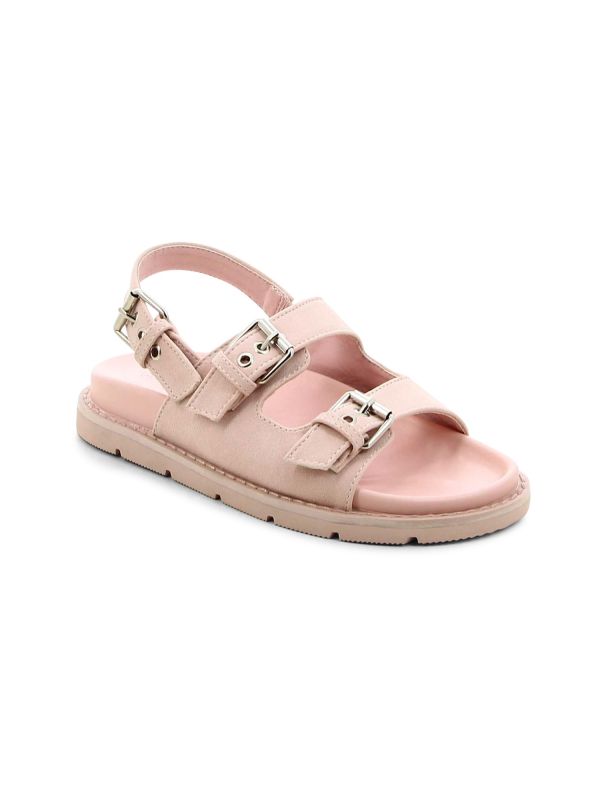 סנדלי ילדות עם רצועות עבות ואבזמים