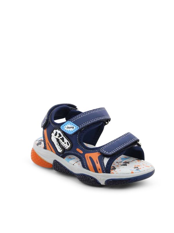 סנדלי דינוזאור עם רצועות וולקרו לילדים