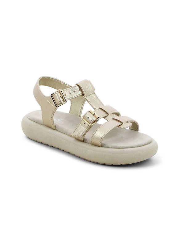 סנדלי גלדיאטור זהב לילדות