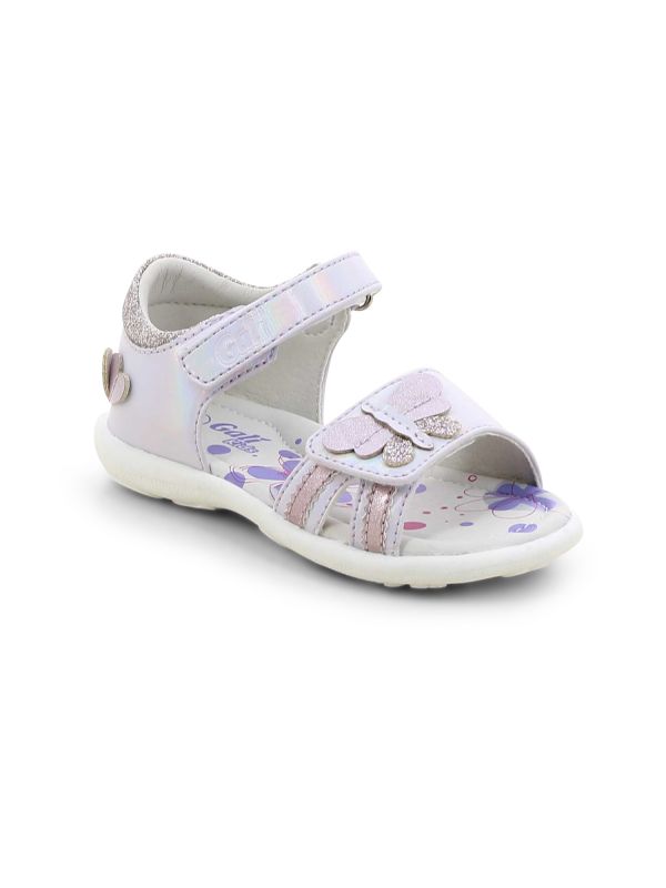 סנדלי ילדות דוגמת פרפר